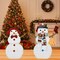 Set of 2 Santa Claus Outdoor Inflatables Lighted Christmas Yard Decorations 42.05cm L x 37cm W x 1.6cm H